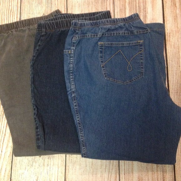 Just My Size Jeans Lot Of 3 Pairs Of Jeans Size 3x Petite Poshmark